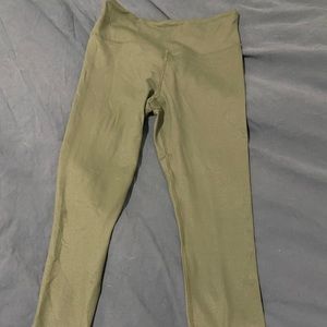 Excellent condition olive colored zyia leggings